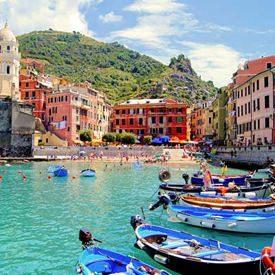 Cinque Terre i Ligurien