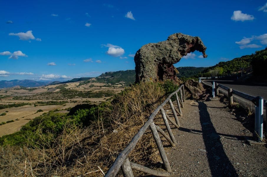 Castelsardo på Sardinien