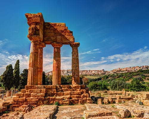 Agrigento på Sicilien