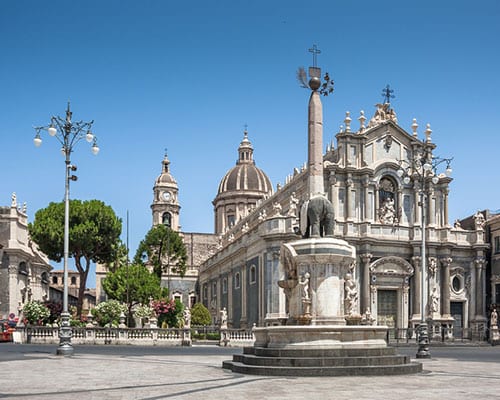 Catania på Sicilien