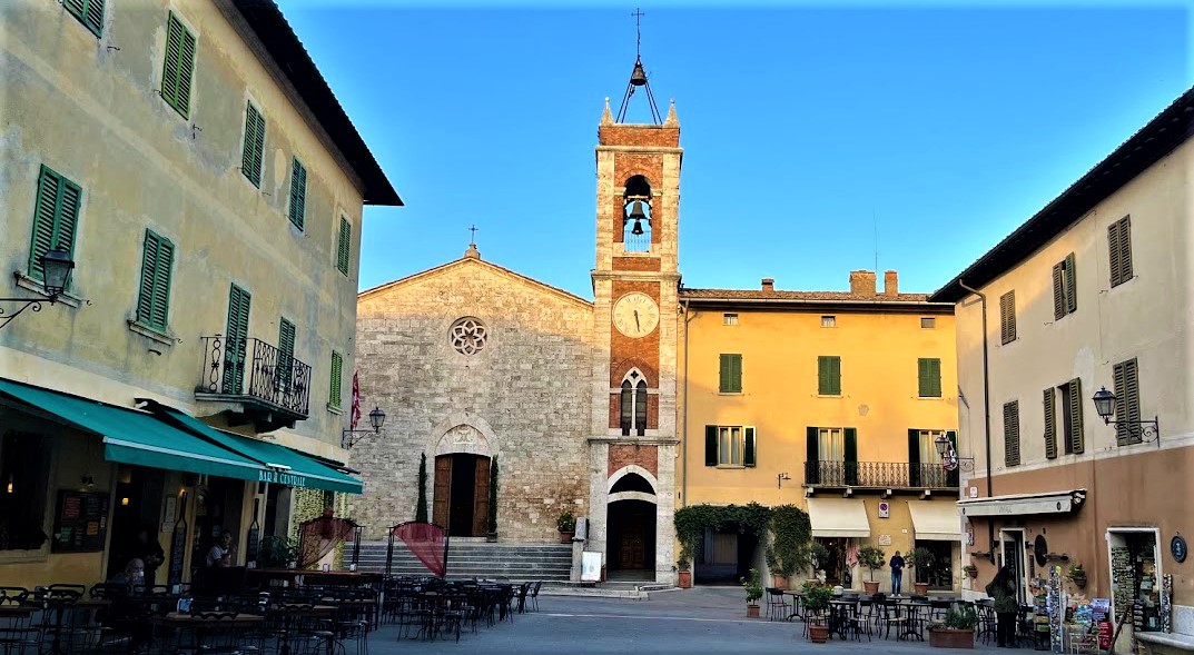 San Quirico d'Orcia i Toscana