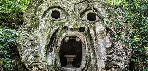 Monsterparken ved Bomarzo i Lazio