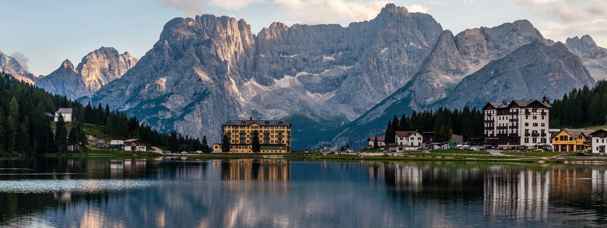 Misurina søen i Dolomitterne