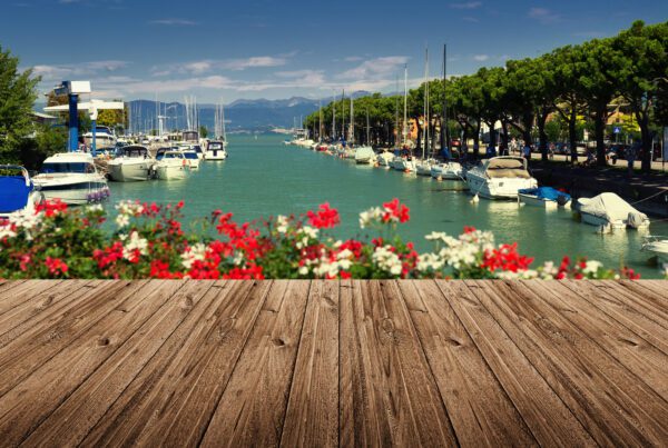 Peschiera del Garda ved Gardasøen i Veneto