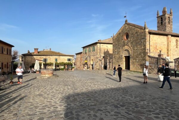 Monteriggioni i Toscana